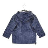 THE NORTH FACE NPJ10163 ノベルティスクープジャケット キッズ 100 マウンテンパーカー ネイビー ホワイト ザノースフェイス【中古】5-0325M♪