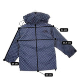 THE NORTH FACE NPJ10163 ノベルティスクープジャケット キッズ 100 マウンテンパーカー ネイビー ホワイト ザノースフェイス【中古】5-0325M♪