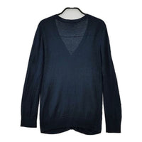 A.P.C. 大豆繊維 カシミヤ カーディガン ネイビー レディース アーペーセー【中古】5-0503M∞