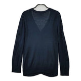 A.P.C. 大豆繊維 カシミヤ カーディガン ネイビー レディース アーペーセー【中古】5-0503M∞