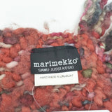 marimekko ウール ストール マフラー レッド 多色 レディース マリメッコ【中古】5-0925T◎