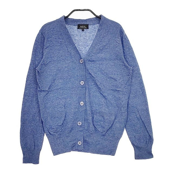 A.P.C. コットンニット カーディガン ライトブルー レディース アーペーセー【中古】5-0503M∞