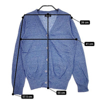 A.P.C. コットンニット カーディガン ライトブルー レディース アーペーセー【中古】5-0503M∞