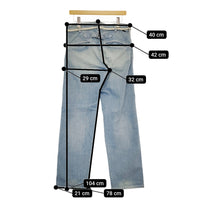FORDMILLS/Lee サイズS 腰ひも付き デニムパンツ ライトブルー レディース フォードミルズ/リー【中古】5-0325G♪