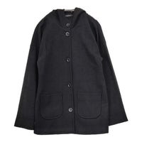marimekko VILLIS ウール コート ブラック レディース マリメッコ【中古】5-1002T∞