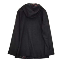 marimekko VILLIS ウール コート ブラック レディース マリメッコ【中古】5-1002T∞