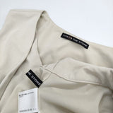 TITE IN THE STORE ノースリーブブラウス ガウチョパンツ セットアップ ベージュ レディース ティテインザストア【中古】5-0503M∞