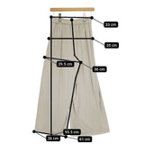 TITE IN THE STORE ノースリーブブラウス ガウチョパンツ セットアップ ベージュ レディース ティテインザストア【中古】5-0503M∞