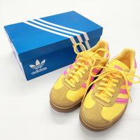 adidas Gazelle Bold 定価16500円 22cm IG4387 スニーカー イエロー ピンク レディース アディダス【中古】5-0419G◎