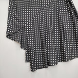 HYKE FD SQUARE PATTERN BOSOM DRESS 232-16191 008 サイズ2 ワンピース 23AW ブラック ホワイト レディース ハイク【中古】5-0311M♪