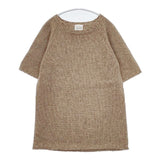 Toujours 半袖 ウール セーター ニット ベージュ レディース トゥジュー【中古】5-1002T∞