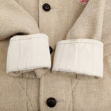 Danton ウールモッサロングコート JD-8457 サイズ34 コート ベージュ レディース ダントン【中古】5-1210A♪