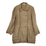 ARMEN フランス製 リネン コート カーキ系 レディース アーメン【中古】5-0503M∞