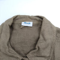 ARMEN フランス製 リネン コート カーキ系 レディース アーメン【中古】5-0503M∞