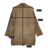 ARMEN フランス製 リネン コート カーキ系 レディース アーメン【中古】5-0503M∞