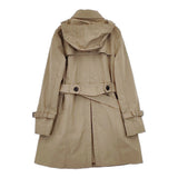 BURBERRY BLUE LABEL フード付き CRESTBRIDGE 三陽商会 1A36-132-42 サイズ38 トレンチコート ベージュ レディース バーバリーブルーレーベル【中古】5-1104T△