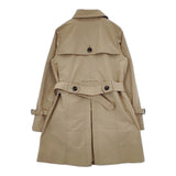 BURBERRY BLUE LABEL フード付き CRESTBRIDGE 三陽商会 1A36-132-42 サイズ38 トレンチコート ベージュ レディース バーバリーブルーレーベル【中古】5-1104T△