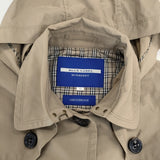 BURBERRY BLUE LABEL フード付き CRESTBRIDGE 三陽商会 1A36-132-42 サイズ38 トレンチコート ベージュ レディース バーバリーブルーレーベル【中古】5-1104T△
