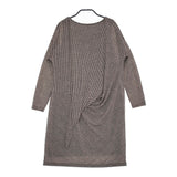 ivory court 総柄 ポリエステル ドット ワンピース ブラック ベージュ レディース アイボリーコート【中古】5-0325M♪