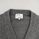 Maison Labiche 刺繍ロゴ入り ウール100％ ニット 15080450000330 カーディガン グレー レディース メゾンラビッシュ【中古】5-1104T△