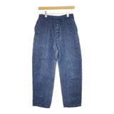 ARTS&SCIENCE Linen Easy pants リネンイージー デニム パンツ ブルー レディース アーツ&サイエンス【中古】5-0503M∞