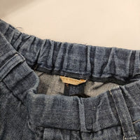 ARTS&SCIENCE Linen Easy pants リネンイージー デニム パンツ ブルー レディース アーツ&サイエンス【中古】5-0503M∞