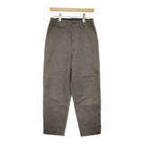 MHL. COTTON WOOL DRILL 595-2243502 定価30800円 サイズ1 コットンウール パンツ 22AW ダークグレー レディース エムエイチエル【中古】5-0325M♪