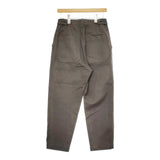 MHL. COTTON WOOL DRILL 595-2243502 定価30800円 サイズ1 コットンウール パンツ 22AW ダークグレー レディース エムエイチエル【中古】5-0325M♪