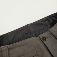 MHL. COTTON WOOL DRILL 595-2243502 定価30800円 サイズ1 コットンウール パンツ 22AW ダークグレー レディース エムエイチエル【中古】5-0325M♪
