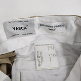 YAECA チノワイドパンツ KHAKI 定価23000円 68603 サイズ29 チノパンツ ベージュ レディース ヤエカ【中古】5-0325M♪