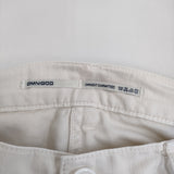 OMNIGOD ベイカーパンツ 定価15400円 53-690S サイズ1 パンツ ホワイト レディース オムニゴッド【中古】5-0325M♪