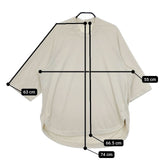FIR MUM 製品染 20/-ポリエステル天竺 プルオーバー FR1603T6 定価11000円 Ｔシャツ カットソー 23SS ライトグレー レディース フィルマム【中古】5-0517S∞