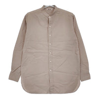 AURALEE WASHED FINX TWILL SHIRTS 定価27500円 A20AS03TN サイズ1 長袖シャツ グレージュ レディース オーラリー【中古】5-0328M♪