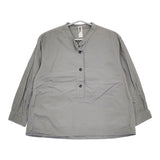 MHL. プルオーバーシャツ 製品染め 595-1253509 サイズ2 長袖シャツ 21AW グレー レディース エムエイチエル【中古】5-0325M♪