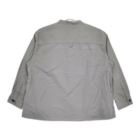 MHL. プルオーバーシャツ 製品染め 595-1253509 サイズ2 長袖シャツ 21AW グレー レディース エムエイチエル【中古】5-0325M♪