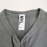MHL. プルオーバーシャツ 製品染め 595-1253509 サイズ2 長袖シャツ 21AW グレー レディース エムエイチエル【中古】5-0325M♪