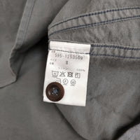 MHL. プルオーバーシャツ 製品染め 595-1253509 サイズ2 長袖シャツ 21AW グレー レディース エムエイチエル【中古】5-0325M♪