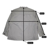 MHL. プルオーバーシャツ 製品染め 595-1253509 サイズ2 長袖シャツ 21AW グレー レディース エムエイチエル【中古】5-0325M♪