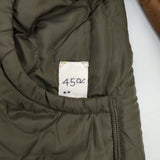 45R/45rpm 81010043 モールスキンの908リバーシブルジャケット 定価80300円 中綿 ジャケット オウド色 カーキ レディース フォーティーファイブアールピーエム【中古】5-1104T△