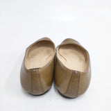 R.U. フラット レザー パンプス カーキ レディース アールユー【中古】6-0127G◎