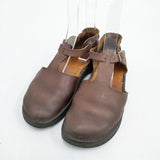 AURORA SHOES T-Strap ウエストインディアン サイズ6 1/2C シューズ・靴 ブラウン レディース オーロラシューズ【中古】5-1203G◎