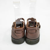 AURORA SHOES T-Strap ウエストインディアン サイズ6 1/2C シューズ・靴 ブラウン レディース オーロラシューズ【中古】5-1203G◎