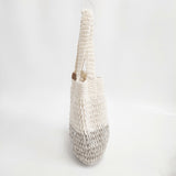 People Tree DRAFT HAND MADE ニット トートバッグ オフホワイト レディース ピープルツリー【中古】5-0925T◎