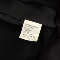 Lin francais d'antan コットン 七分袖 サンプル品 ワンピース ブラック レディース ランフランセダンタン【中古】5-0509M♪