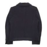 mina perhonen tunturi za2363 サイズ38 ウール ジャケット ブラック レディース ミナペルホネン【中古】5-0228T♪