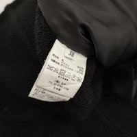 mina perhonen tunturi za2363 サイズ38 ウール ジャケット ブラック レディース ミナペルホネン【中古】5-0228T♪