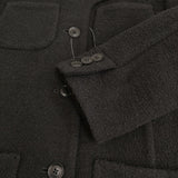 mina perhonen tunturi za2363 サイズ38 ウール ジャケット ブラック レディース ミナペルホネン【中古】5-0228T♪