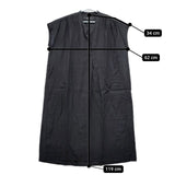 JOURNAL STANDARD 定価14300円 ノースリーブ リネン BAND PULL ワンピース 22SS ブラック レディース ジャーナルスタンダード【中古】5-0517S∞