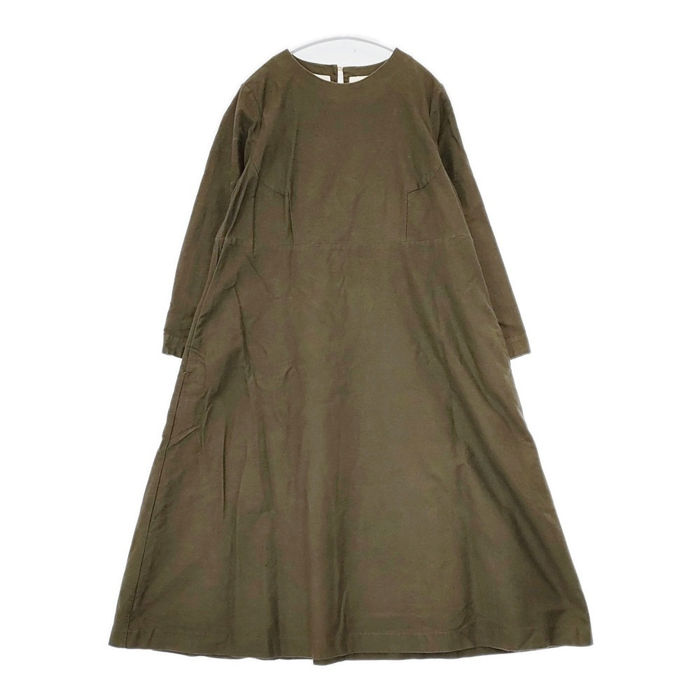YAECA WRITE A LINE DRESS 定価41800円 90752 サイズM ワンピース カーキ レディース ヤエカ【中古】5-0928T△ YAECA WRITE A LINE DRESS 定価41800円 90752 サイズM ワンピース