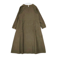 YAECA WRITE A LINE DRESS 定価41800円 90752 サイズM ワンピース カーキ レディース ヤエカ【中古】5-0928T△